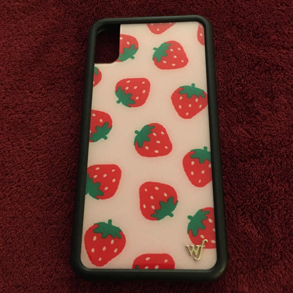 Wildflower iPhone Xs Max Case - Strawberries